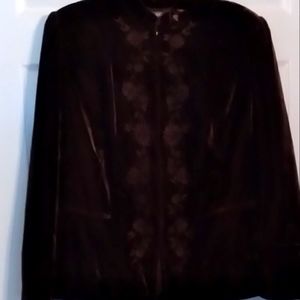Apt 9 beautiful boho velvet jacket